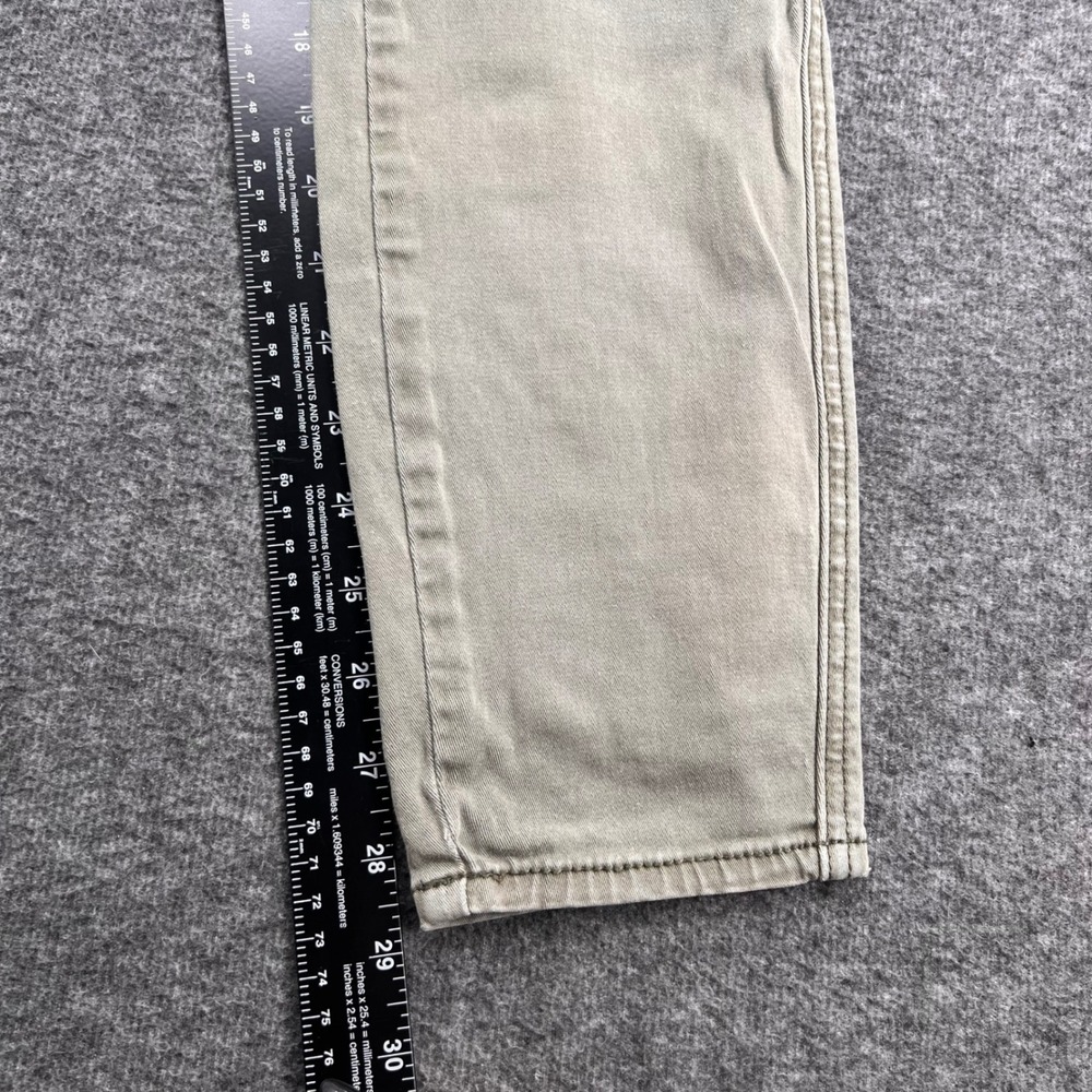 Hei Hei Anthropologie Women Sage Green Utility Skinny Cargo Pant Waist Buckle 29 - Picture 13 of 14